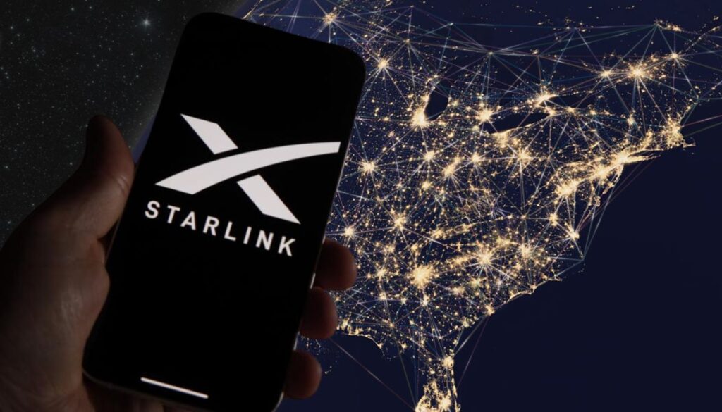 Musk Starlink satellite internet service